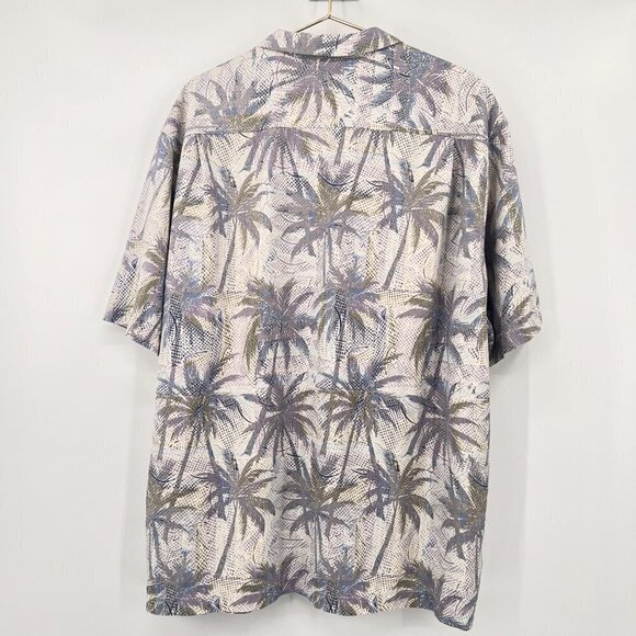 Tommy Bahama Mens 2 XLB/ 2TTG Palm Exposure Silk Blend Camp Shirt - Picture 2 of 8